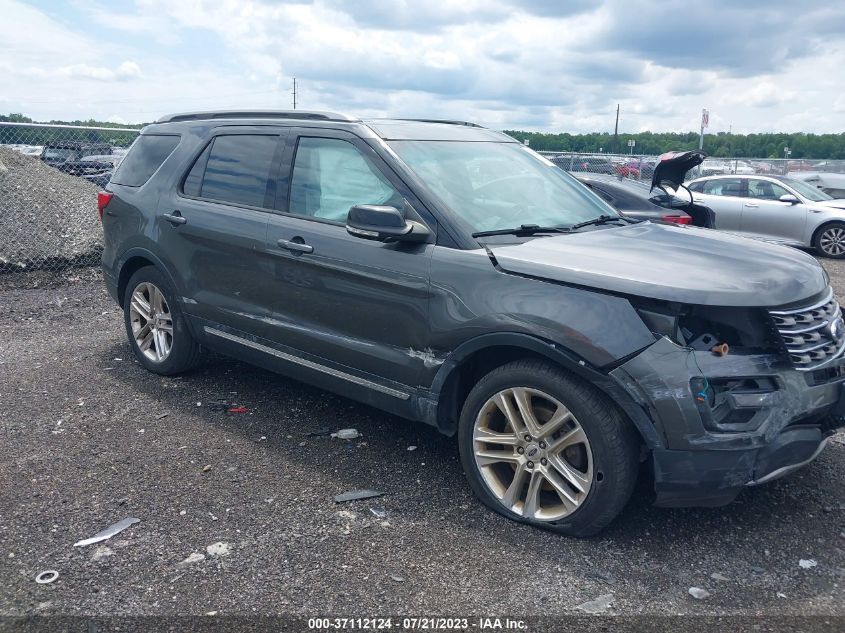 2017 FORD EXPLORER XLT - 1FM5K7D86HGA41501