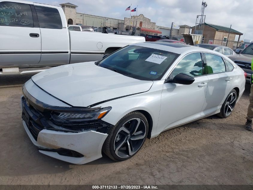 2021 HONDA ACCORD SEDAN SPORT - 1HGCV2F37MA019206