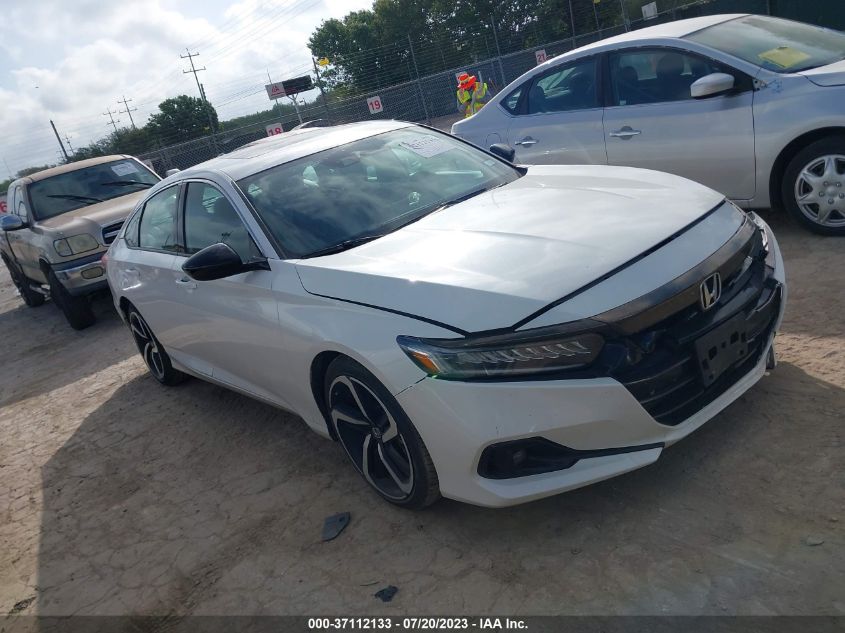 2021 HONDA ACCORD SEDAN SPORT - 1HGCV2F37MA019206