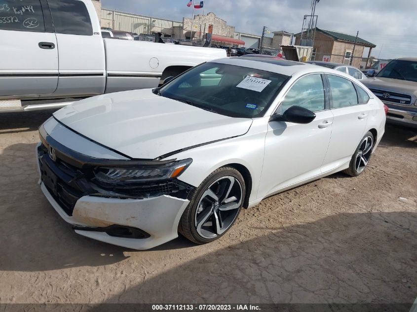 2021 HONDA ACCORD SEDAN SPORT - 1HGCV2F37MA019206