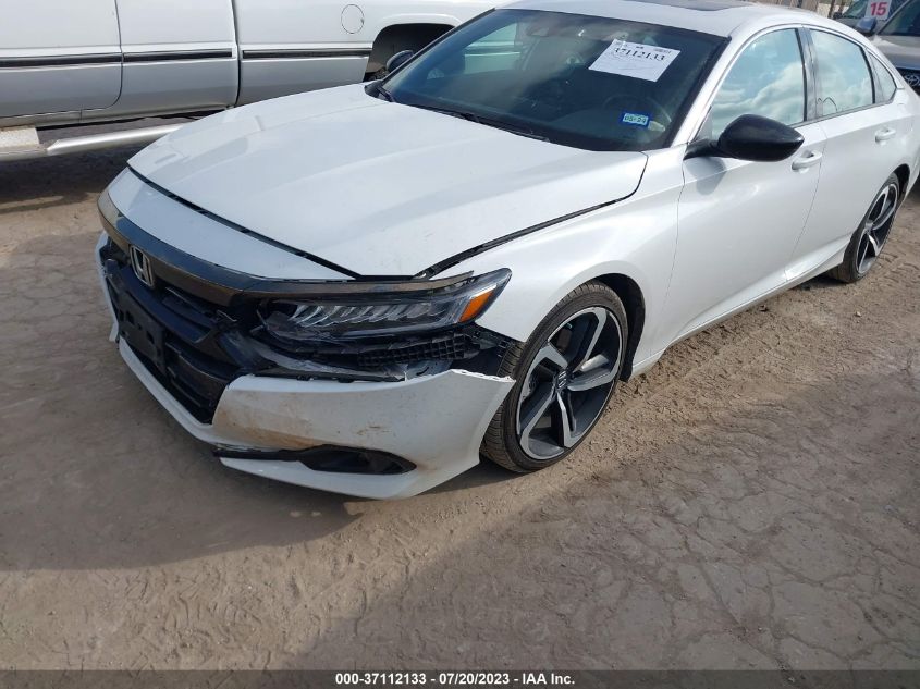 2021 HONDA ACCORD SEDAN SPORT - 1HGCV2F37MA019206