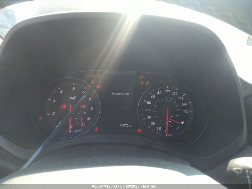2021 HYUNDAI VELOSTER N KMHT36AH4MU010679