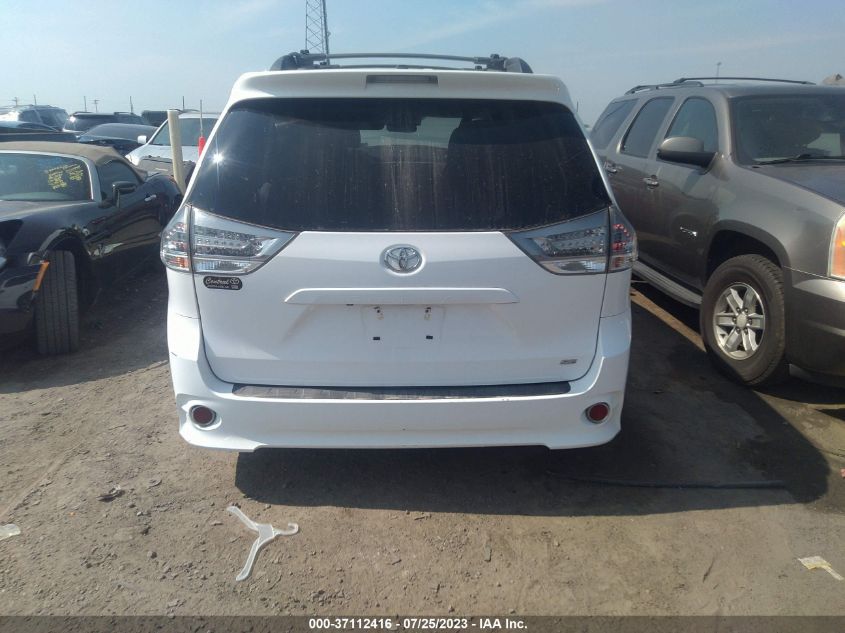 2013 TOYOTA SIENNA SE - 5TDXK3DC1DS397753