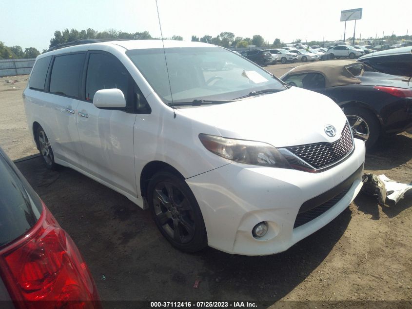 2013 TOYOTA SIENNA SE - 5TDXK3DC1DS397753