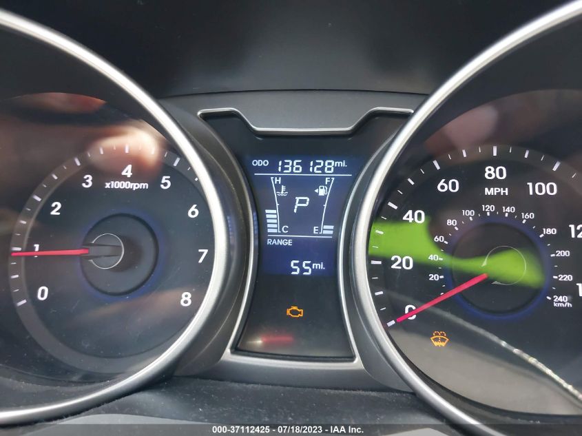 2013 HYUNDAI VELOSTER W/BLACK INT - KMHTC6AD9DU158307