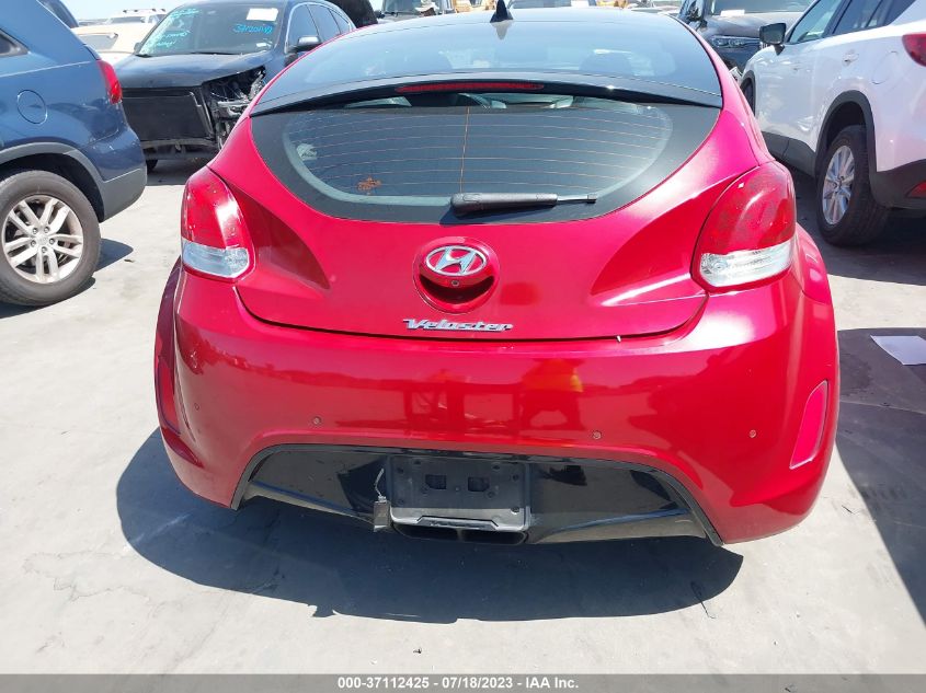 2013 HYUNDAI VELOSTER W/BLACK INT - KMHTC6AD9DU158307
