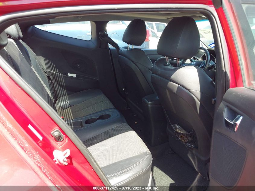 2013 HYUNDAI VELOSTER W/BLACK INT - KMHTC6AD9DU158307