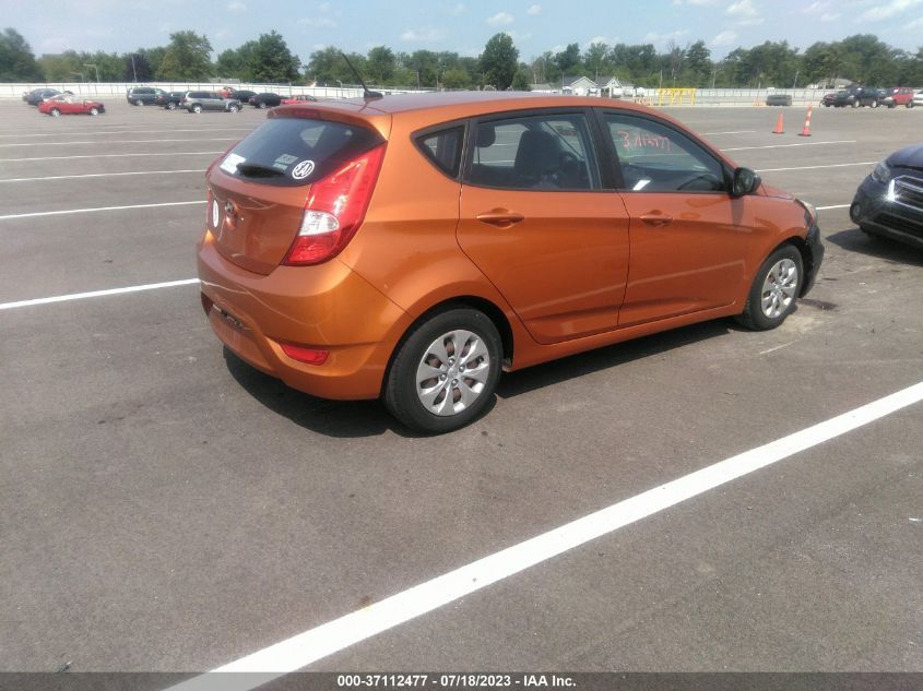 2016 HYUNDAI ACCENT SE - KMHCT5AE2GU266789