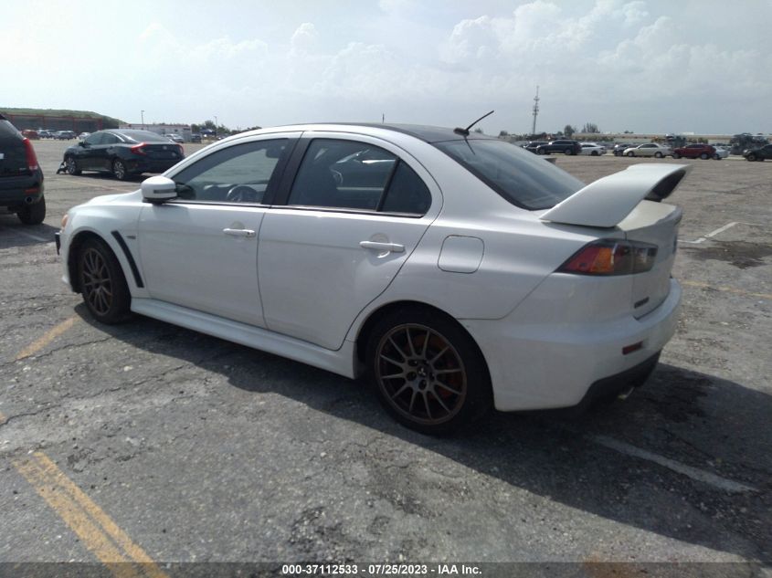 2015 MITSUBISHI LANCER EVOLUTION FINAL EDITION JA32W7FV2FU027302
