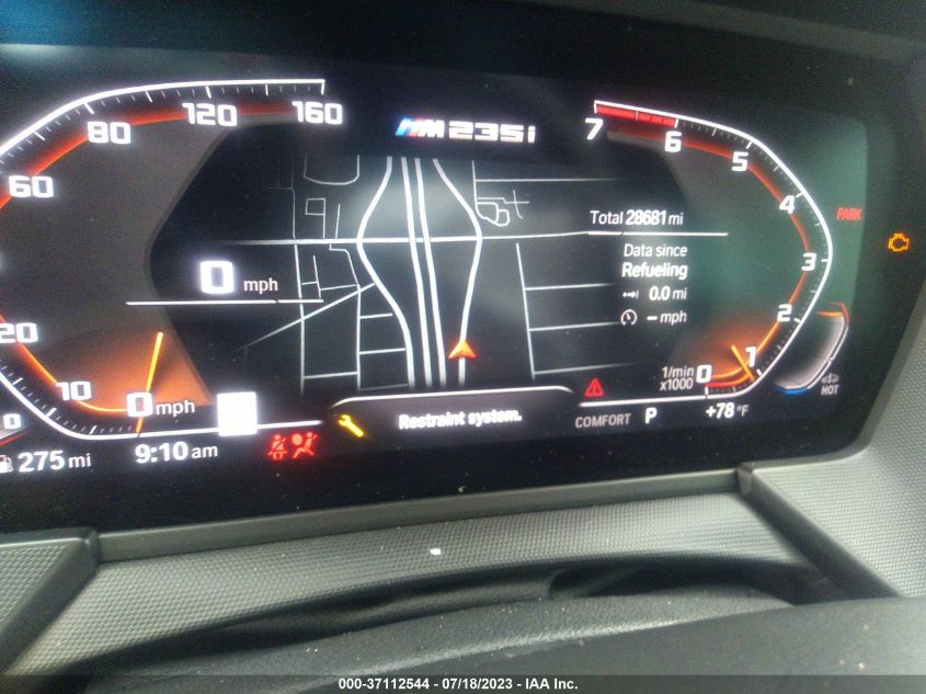 2020 BMW 2 SERIES M235I XDRIVE - WBA13AL03L7F61186