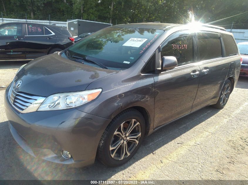 5TDYK3DC9CS248719 2012 TOYOTA SIENNA, photo no. 2