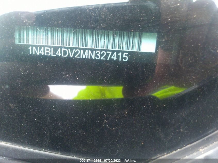 2021 NISSAN ALTIMA 2.5 SV - 1N4BL4DV2MN327415