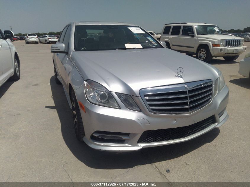 2013 MERCEDES-BENZ E-CLASS E 400 SPORT - WDDHF9FB7DA769194