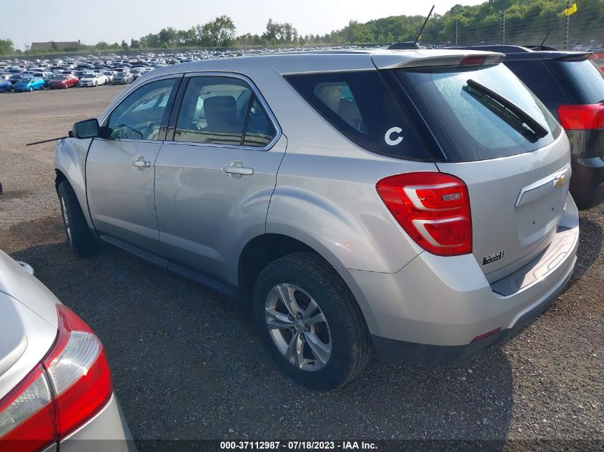 2016 CHEVROLET EQUINOX LTZ - 2GNALDEK1G1133485