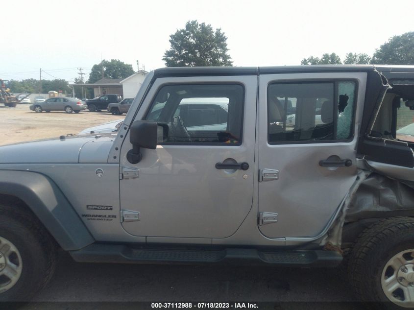2014 JEEP WRANGLER UNLIMITED SPORT RHD - 1C4BJWKG8EL328307