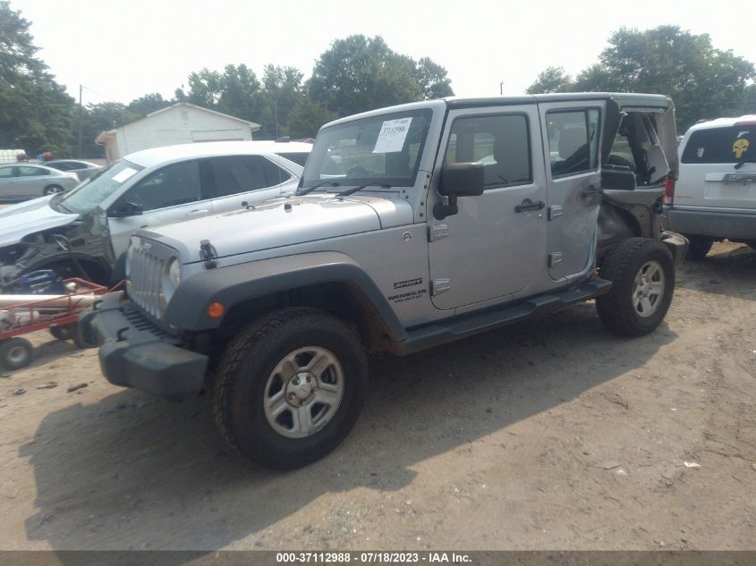 2014 JEEP WRANGLER UNLIMITED SPORT RHD - 1C4BJWKG8EL328307