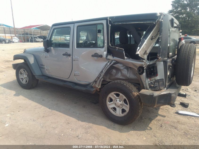 2014 JEEP WRANGLER UNLIMITED SPORT RHD - 1C4BJWKG8EL328307