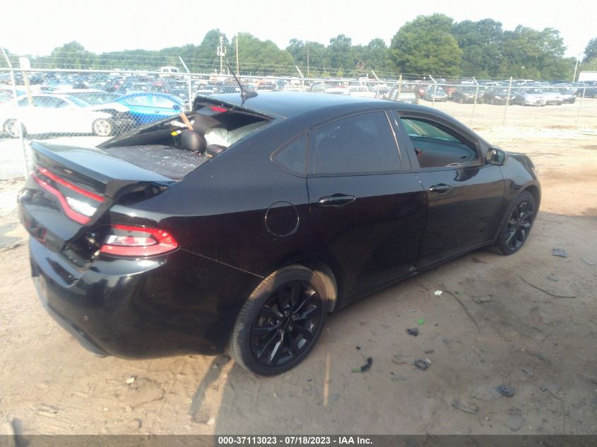 2016 DODGE DART GT SPORT BLACKTOP - 1C3CDFGB6GD803365