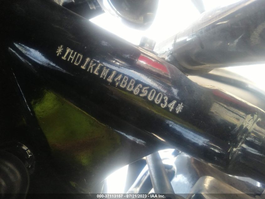 2011 HARLEY-DAVIDSON FLHTK 1HD1KEM14BB650034