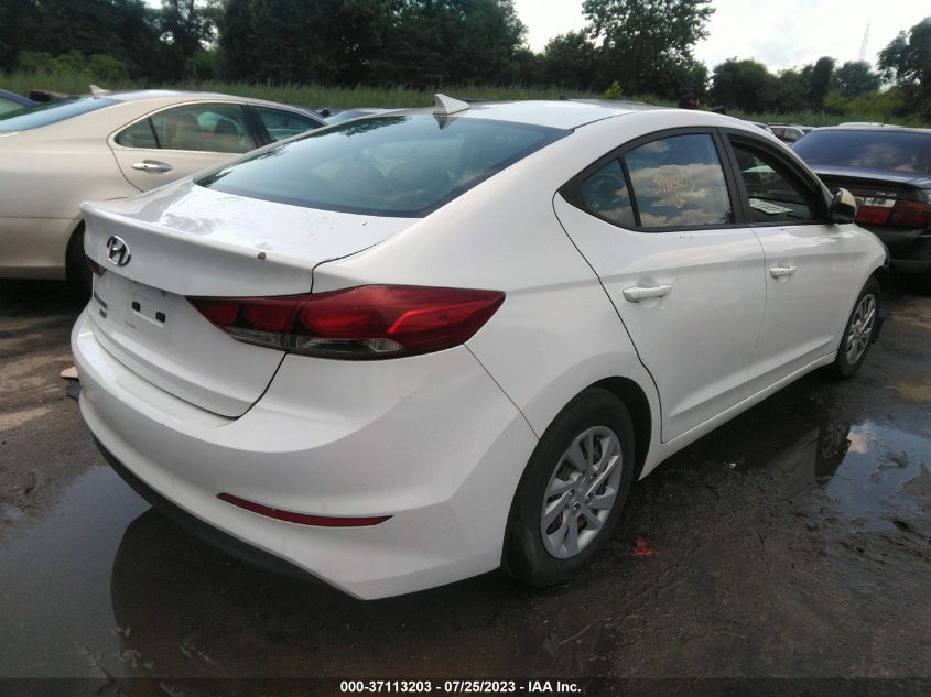 2017 HYUNDAI ELANTRA SE - 5NPD74LF8HH160923