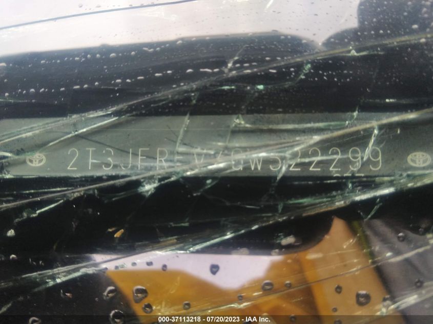 2016 TOYOTA RAV4 SE - 2T3JFREV7GW522299