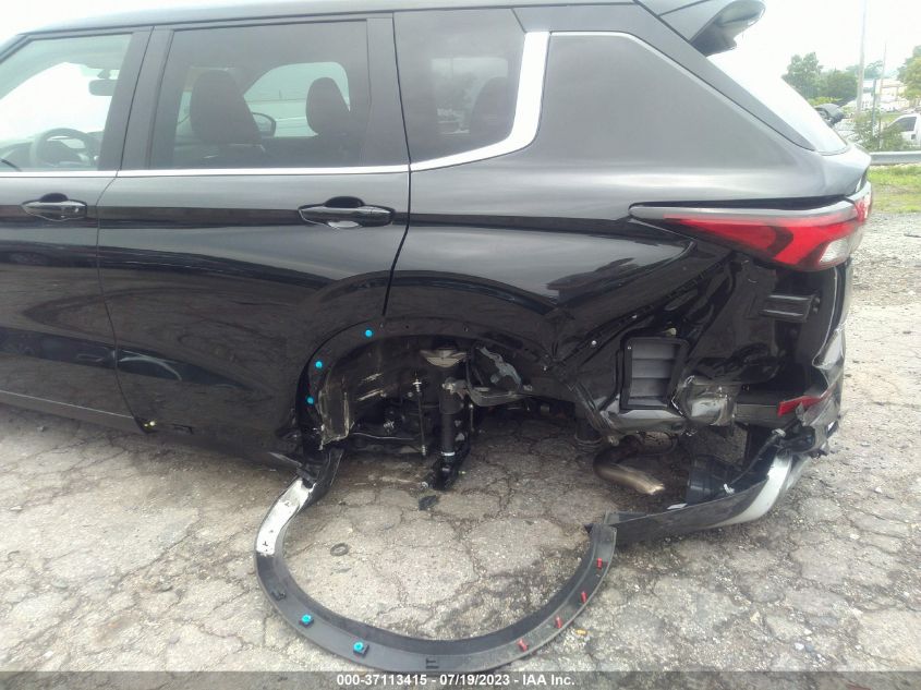 2023 MITSUBISHI OUTLANDER SE/SE BLACK EDITION/SE TE - JA4J4UA85PZ036934