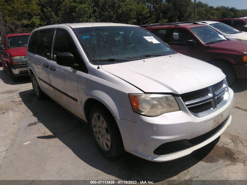 2014 DODGE GRAND CARAVAN AMERICAN VALUE PKG - 2C4RDGBG9ER105325