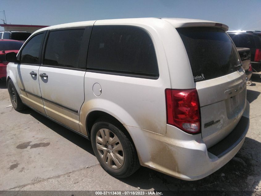2014 DODGE GRAND CARAVAN AMERICAN VALUE PKG - 2C4RDGBG9ER105325