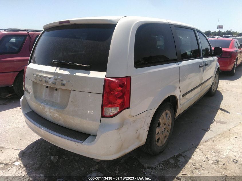 2014 DODGE GRAND CARAVAN AMERICAN VALUE PKG - 2C4RDGBG9ER105325