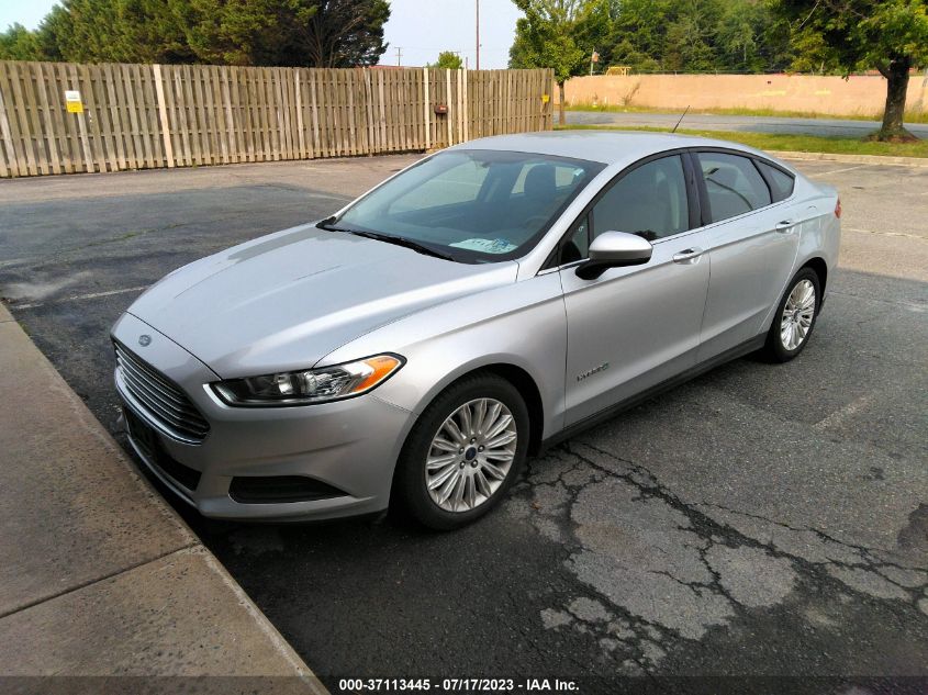 2016 FORD FUSION S HYBRID - 3FA6P0UU8GR203382