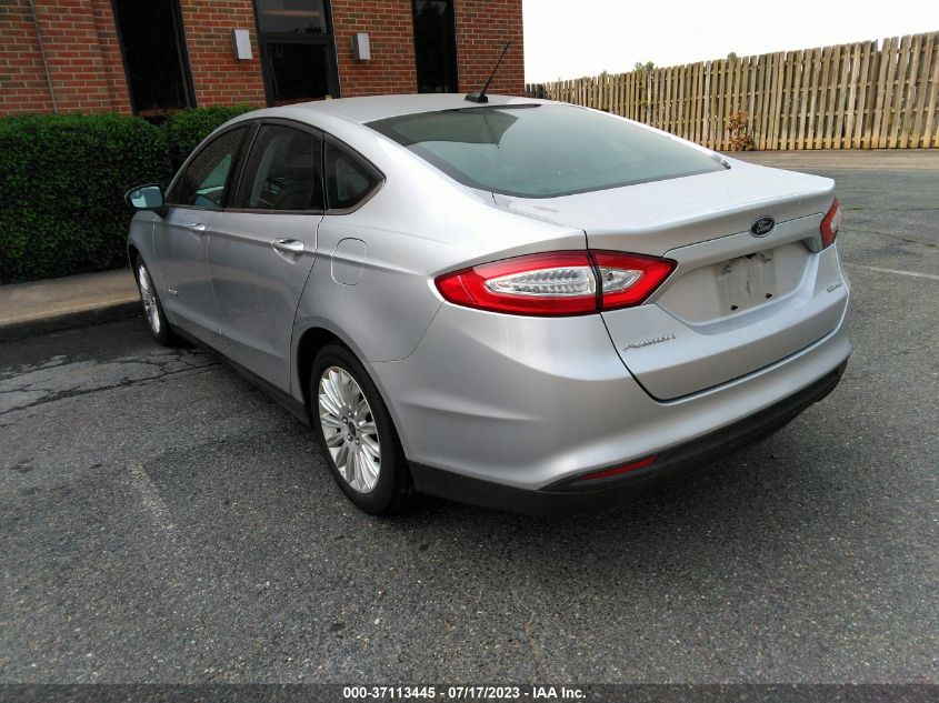 2016 FORD FUSION S HYBRID - 3FA6P0UU8GR203382