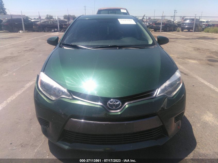 2016 TOYOTA COROLLA LE - 2T1BURHE7GC653796