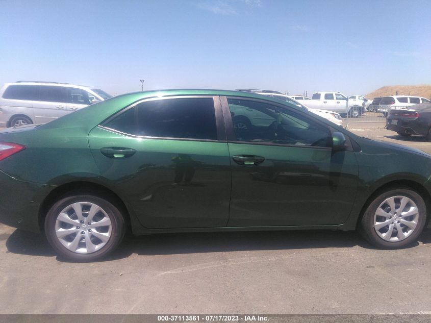 2016 TOYOTA COROLLA LE - 2T1BURHE7GC653796