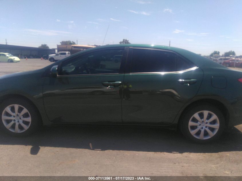 2016 TOYOTA COROLLA LE - 2T1BURHE7GC653796