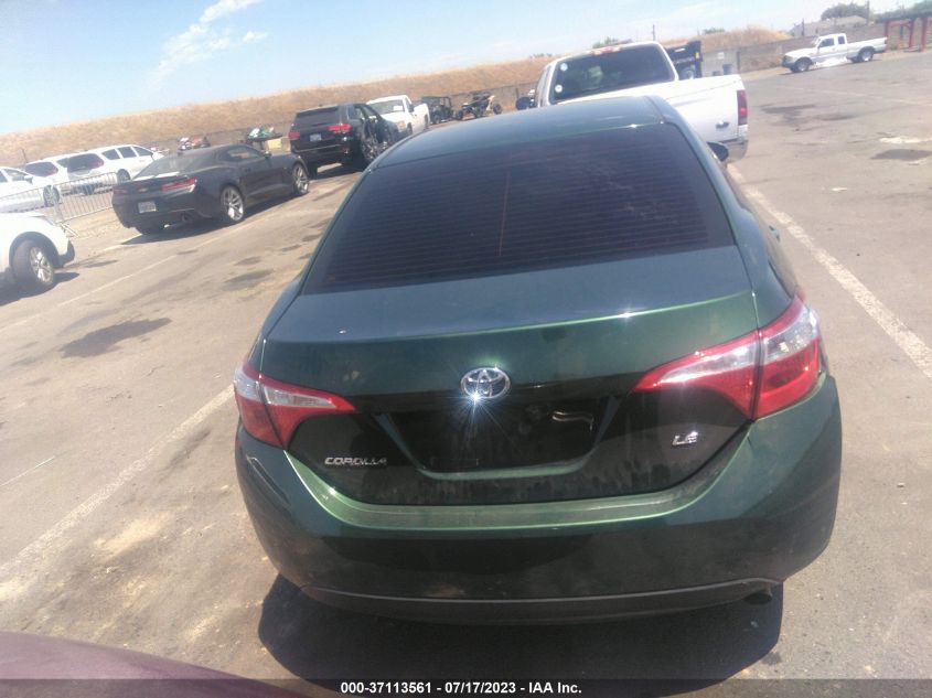 2016 TOYOTA COROLLA LE - 2T1BURHE7GC653796