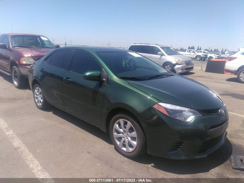 2016 TOYOTA COROLLA LE - 2T1BURHE7GC653796