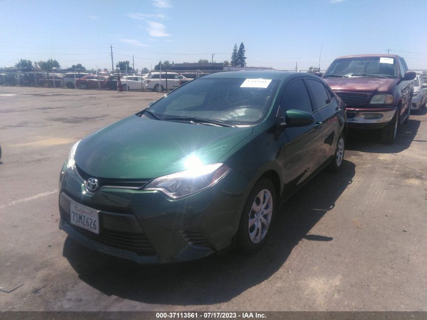 2016 TOYOTA COROLLA LE - 2T1BURHE7GC653796