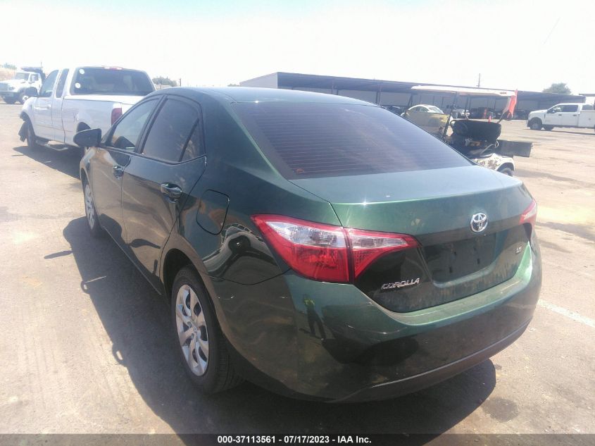 2016 TOYOTA COROLLA LE - 2T1BURHE7GC653796