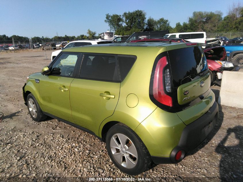 2015 KIA SOUL - KNDJN2A24F7763690