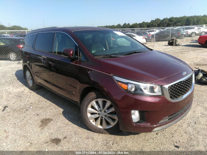 2015 KIA SEDONA EX - KNDMC5C18F6047471