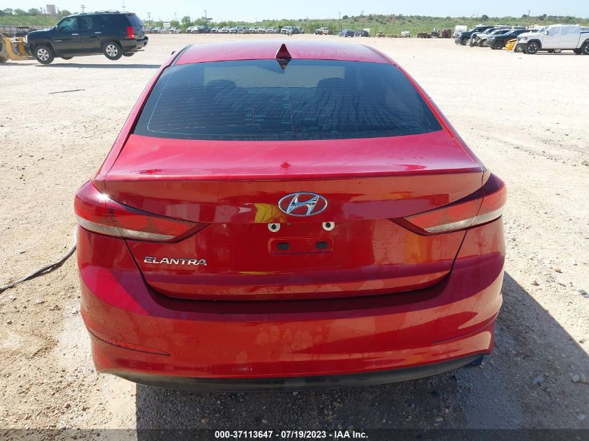 2017 HYUNDAI ELANTRA SE - KMHD84LFXHU196532