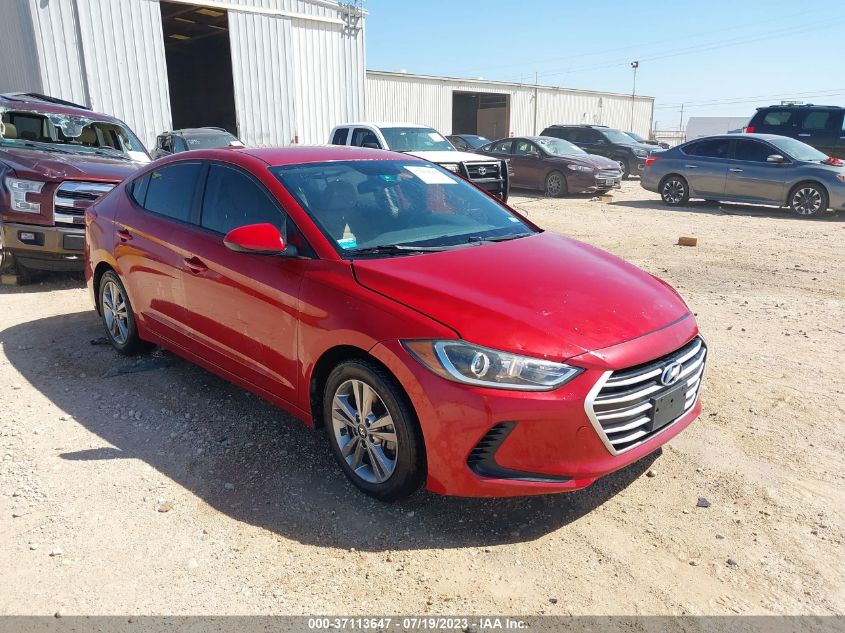 2017 HYUNDAI ELANTRA SE - KMHD84LFXHU196532