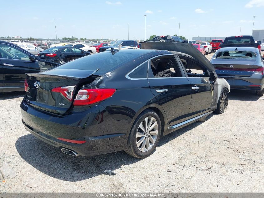 2015 HYUNDAI SONATA 2.4L SPORT - 5NPE34AF6FH055667