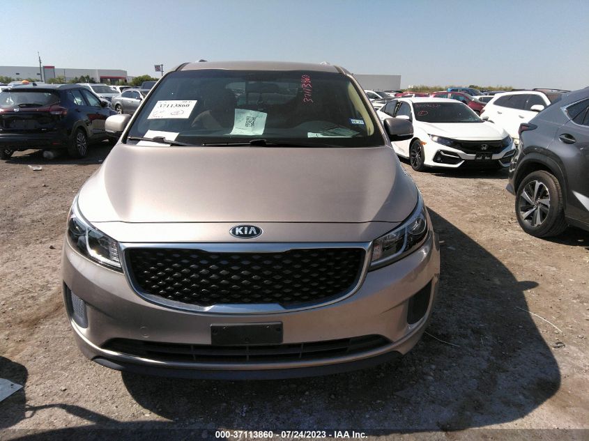 2015 KIA SEDONA LX - KNDMB5C1XF6040847