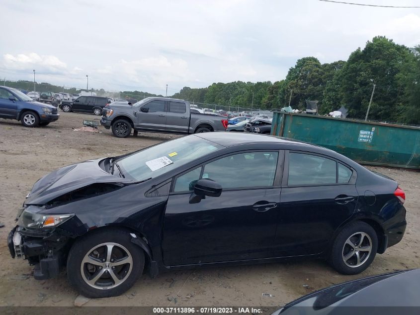 2015 HONDA CIVIC SEDAN SE - 19XFB2F74FE092525