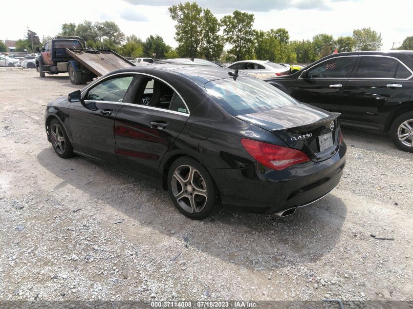 2014 MERCEDES-BENZ CLA-CLASS CLA 250 - WDDSJ4EB9EN043713