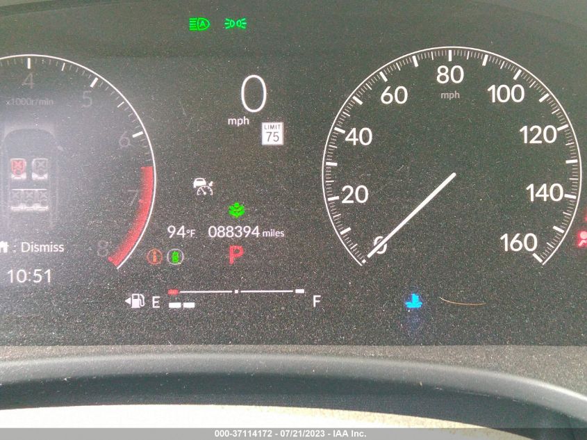 2022 HONDA CIVIC SEDAN EX - JHMFE1F73NX008287