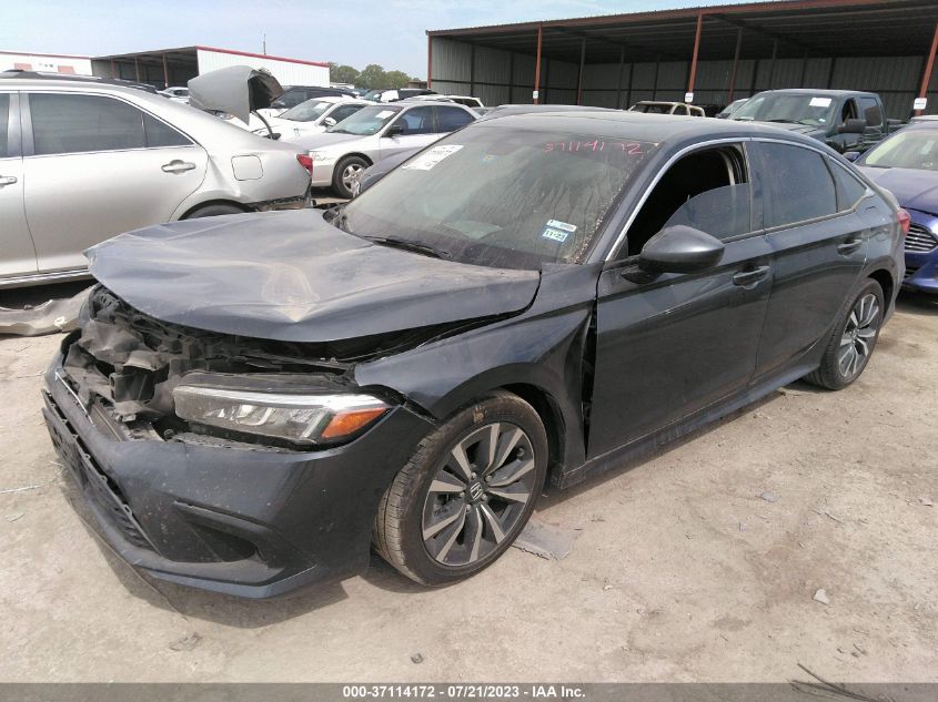 2022 HONDA CIVIC SEDAN EX - JHMFE1F73NX008287