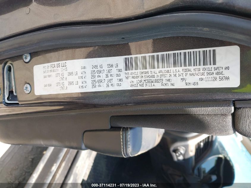 2016 JEEP CHEROKEE LATITUDE - 1C4PJMCS6GW188272