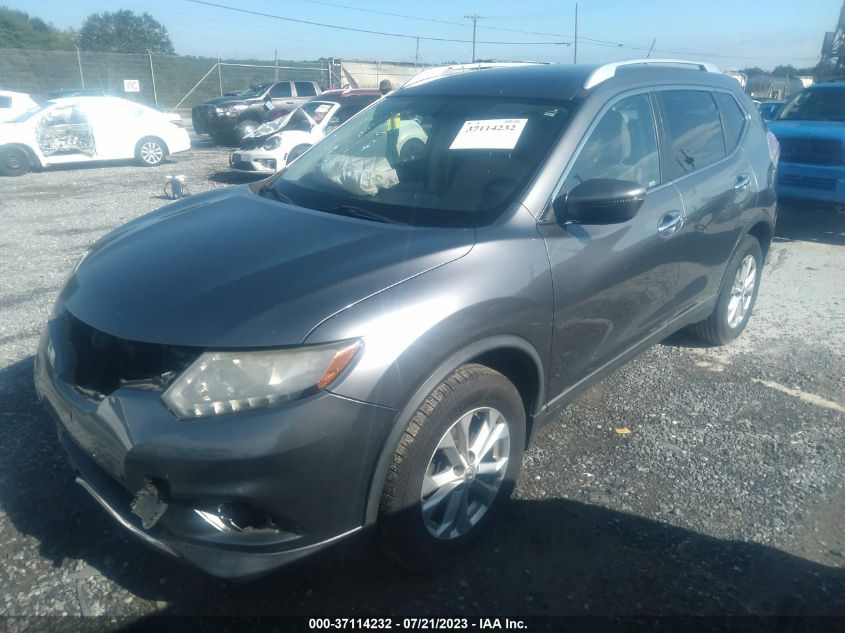 2016 NISSAN ROGUE SV - KNMAT2MV6GP593846